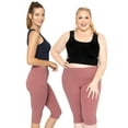 thumbnail image 2 of Stretch Is Comfort Women's Plus Size Knee Length Leggings| Adult X-Large - 7x, 2 of 5