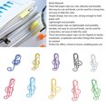 thumbnail image 4 of Clips De Papel Para Notas, Clips De Papel De Metal, Ligeros, 100 Piezas Para Oficina, 4 of 7