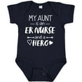 thumbnail image 3 of Inktastic My Aunt is an ER Nurse and a Hero Boys or Girls Baby Bodysuit, 3 of 5