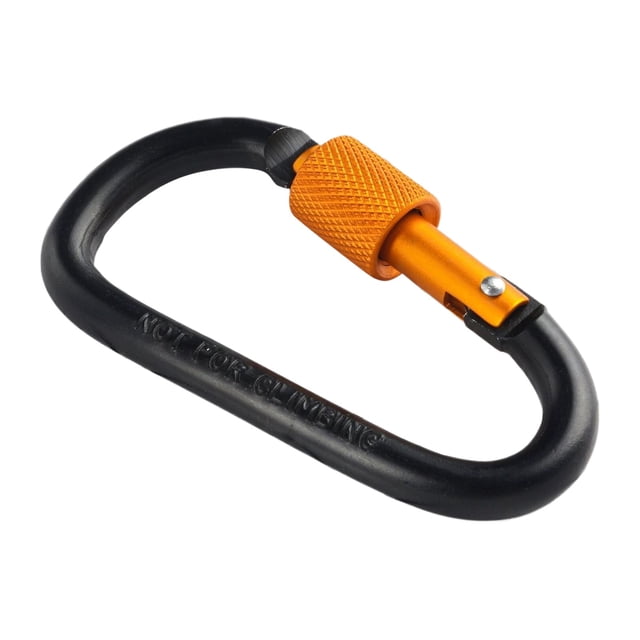 D Type Carabiner Thickened 8CM Locking Quick Release Nut Buckle Hook Aluminum Alloy Backpack Clip