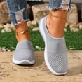 thumbnail image 2 of Rokment Women's Orthopedic Arch Support Clogs Walking Backless Sandals for Plantar Fasciitis Comfortable Breathable Mesh Tennis Non Slip Nursing Work Shoes Grey Size 8, 2 of 7