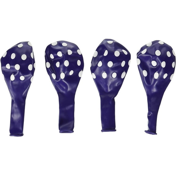 PIONEER BALLOON COMPANY Round Big Polka Dots, 11", Violet