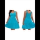 thumbnail image 2 of Vestidos de Verano para Mujer, de Gran Tamaño, con Hombros Descubiertos, Lisos, Sin Mangas, con Volantes en el Bajo, Vestidos Cortos con , Azul 4XL, 2 of 7