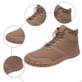 thumbnail image 4 of Mostsola Snow Boots for Women Men Lace up Barefoot Winter Boots High Top Plush Cozy Booties, 4 of 8