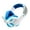Blue White, variant on Joernso LED Light Soft Ear Muff Adjustable Over-ear PC Notebook Gaming Wired Headset