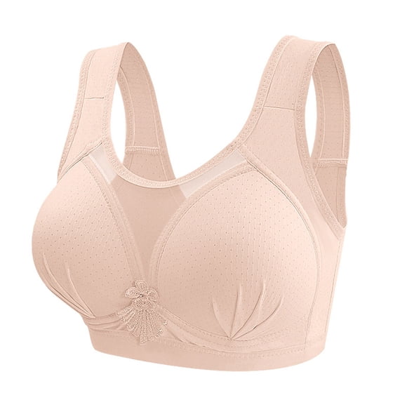 Aqestyerly Sheer Mesh Ultra Thin Bra - Wireless Bralette with Comfort Design & Light Support