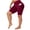 Wine_004, variant on Domuza Women's Biker Shorts with Pockets Plus Size High Waist Workout Yoga Spandex Athletic Bicycle Leggings Shorts for Running Dark Gray 4XL
