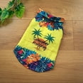 thumbnail image 5 of Dog Summer Beach Shirt Polyester Material Stylish Print Lightweight Breathable Button Closure for Dogs Beach Outings Casual Walks, 5 of 5