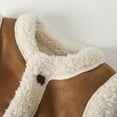 thumbnail image 4 of YunPes Toddler Sherpa Fleece Vest Jacket Baby Boys Girls Button Down Fleece Lined Sleeveless Outwear Winter Vest Coat, 4 of 7