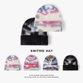 thumbnail image 5 of European And American Fashion Autumn And Winter Men's Cold Hat Tie-dye Outdoor Warm Face Small Knit Hat Women's Simple Joker Wool Hat, 5 of 5