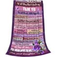 thumbnail image 5 of To My Mom Throw Blanket,Mother's Day Blanket,Soft Micro Fleece Blankets Birthday Gifts for Bed Couch Travel Beach, 5 of 7