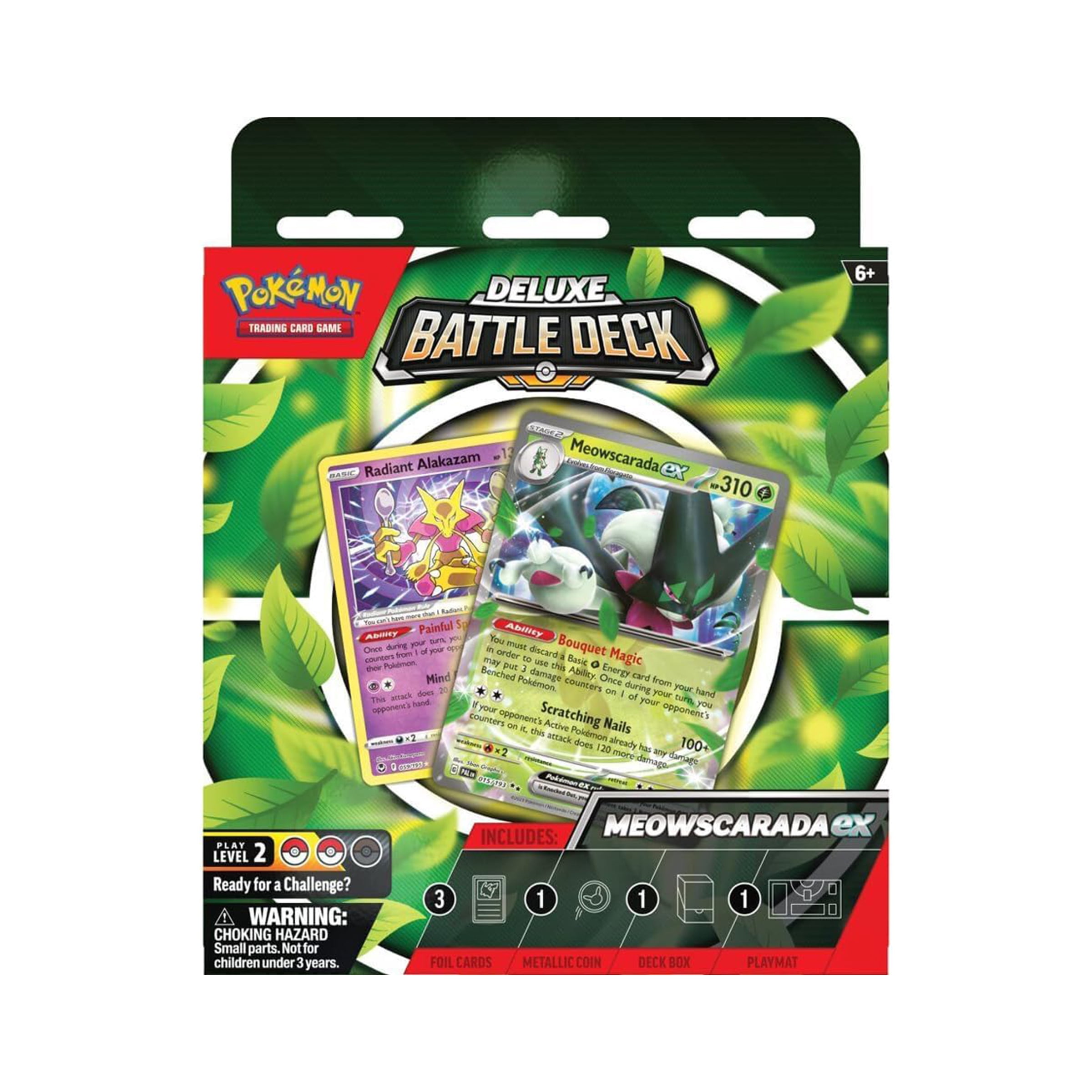 Pokemon Trading Card Game Quaquaval ex |Meowscarada ex Deluxe Battle Deck - Set of 2