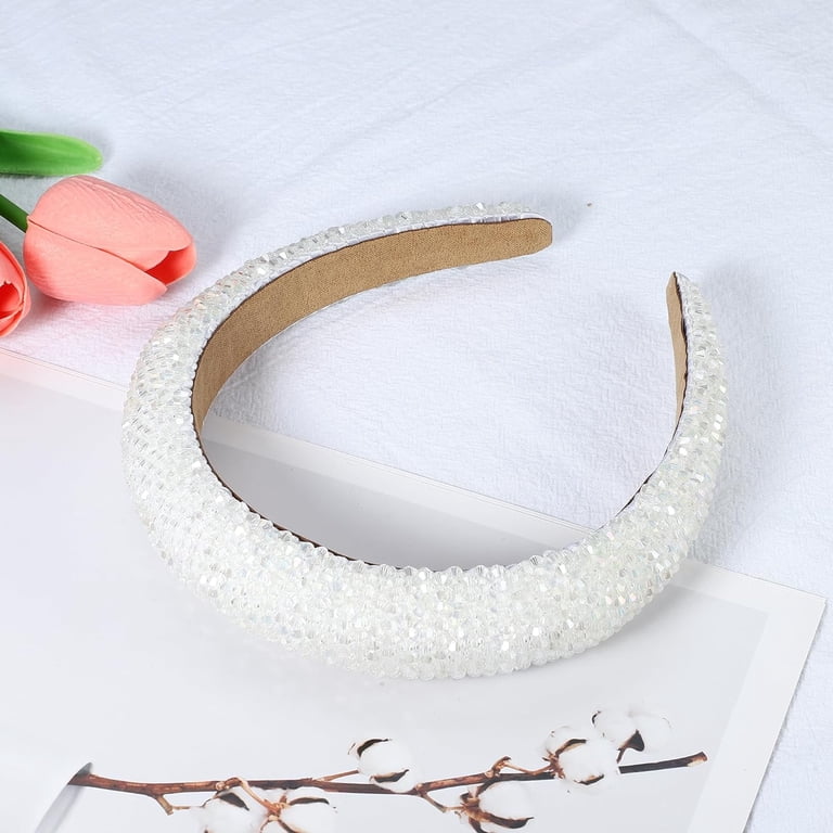 Rhinestone Headband, Bling Padded Hairband Sparkle Faux  display picture 3