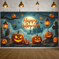 thumbnail image 6 of Pumpkin Decoration Happy Halloween Outdoor Decoration Haunted House for Halloween Party Outdoor Event Autumn Celebration, 6 of 9