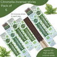 thumbnail image 3 of Citronella Incense Sticks for Outdoor Camping - Total 120 Insence-Sticks - 6 Packs of 20 Insense - Inciensos - Inscents - Natural Non Toxic Ingredients - Incents - Incence - Inscense, 3 of 8