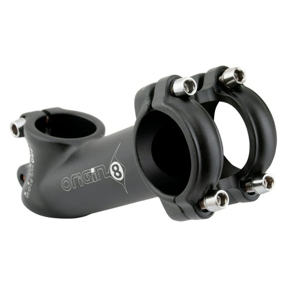 Origin8 Pro Fit Alloy Ergo Stem 25.4 / 31.8mm 110mm  /- 35 Deg Road or Mountain
