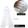 thumbnail image 4 of Hooded Cloak Adult Sheer Cape Witch Queen Cosplay Costume for Halloween Christmas Special Festivals Renaissance, 4 of 7