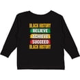 thumbnail image 3 of Inktastic Inspirational Political Black History Month Boys or Girls Long Sleeve Toddler T-Shirt, 3 of 5
