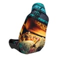 thumbnail image 2 of Wukai Underwater Treasure Chest Full Set Car Seat Covers with Soft Padding Universal Auto Front Seats Protector and Cushion Mat, 2 of 5