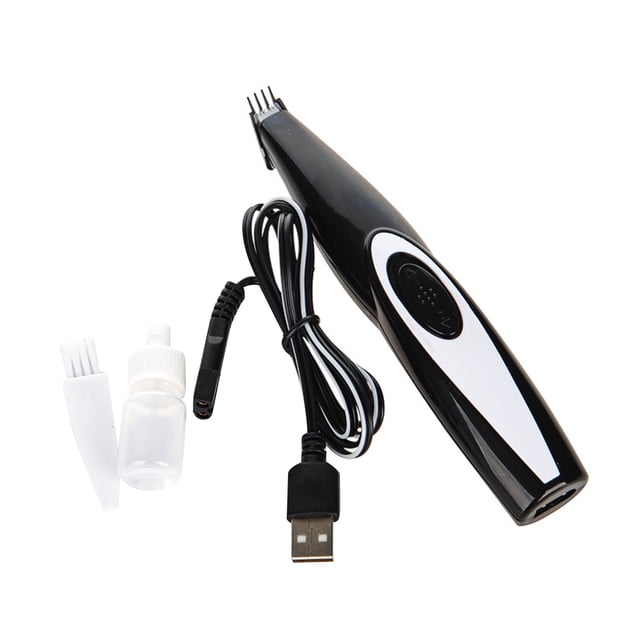KAKOWELY Electric Clippers 1pc Electric Pet Clippers Ceramic Cutter Clippers Pet Hair Trimmer Professional Electric Pet Clipper for Dogs Cats Pets (Black)