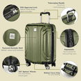 thumbnail image 5 of Skyway Luggage Nimbus 5.0 24" Hardside 8-Wheel Medium Check-In Expandable Spinner with TSA Lock, 5 of 9