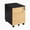 Black / Bamboo, variant on Desky Minimal Filing Cabinet - Black / Black Laminate