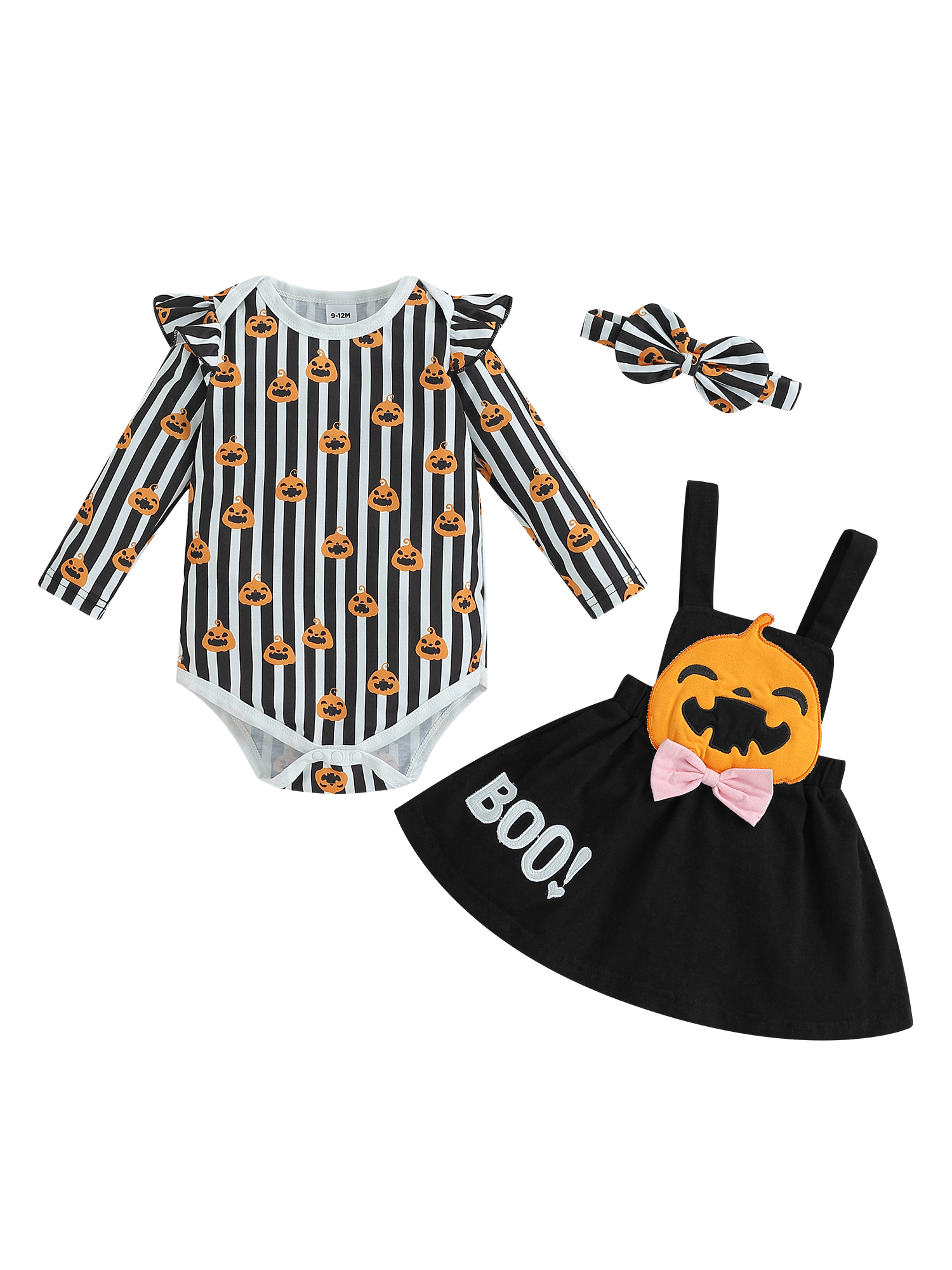 Lieserram Baby Toddler Girls Cute Halloween Clothes Set 0 3 6 9 12 18 