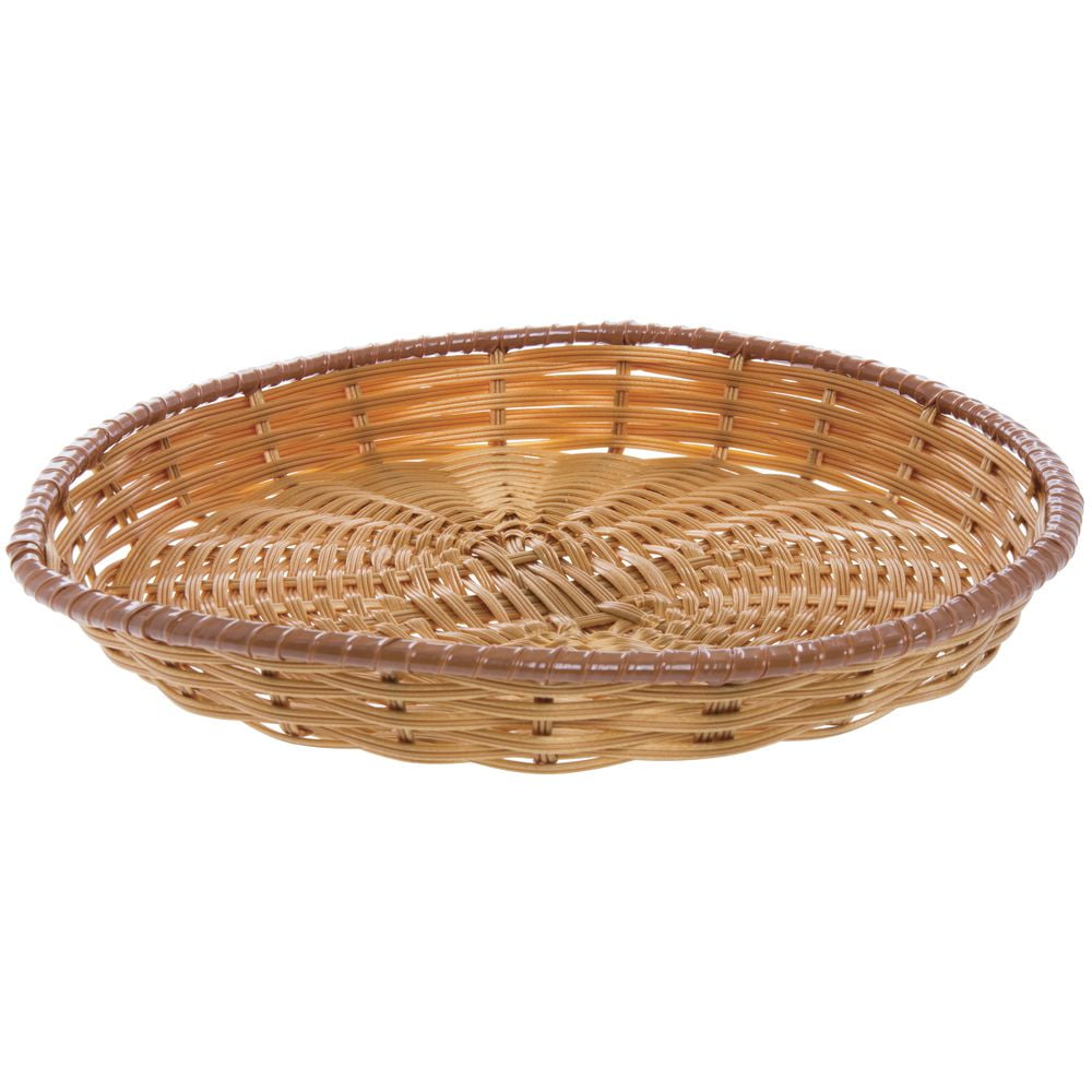 Details about   Round Bamboo Wicker Basket 