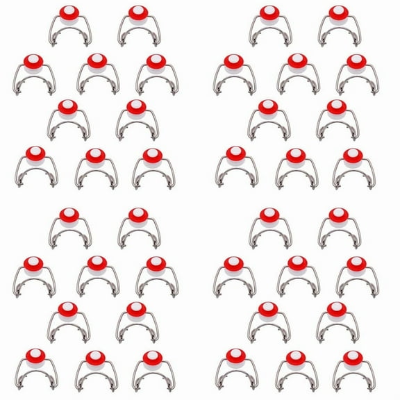 Swing Top Glass Bottle Caps Flip Beer Bottle Swing Cap for Style Beer Bottle Beer,Soda Bottles,Homebrewing 40Pcs