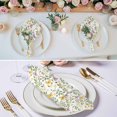 thumbnail image 3 of Easter Cloth Napkins, Spring Floral Daisy Flowers Butterflies Watercolor Washable and Reusable Dinner Napkins Set of 2, Table Napkin for Kitchen Party Birthday Wedding Hotel Housewarming 20"x20", 3 of 9