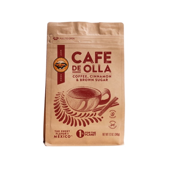 La Monarca Bakery Caf de Olla Ground Coffee Medium Roast, 12 oz
