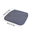 thumbnail image 3 of Summer Cottons And Linen Horseshoe Shaped Chair Cushions Dining Chair Cushions With Straps Non-sliped, 3 of 6