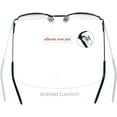 thumbnail image 3 of GFDYREE Half Reading Glasses Half Rim Metal Frame Glasses Spring Hinge Readers for Men and Women, 3 of 6
