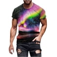 thumbnail image 1 of T-shirts pour Hommes Lot Cheval Rétro Imprimé Col Rond Manches Courtes T-shirt de Printemps pour Hommes et T-shirt Chemises pour Hommes Chemises pour Hommes Col en V T-Shirts Hommes en Solde Violet 5TG, 1 of 5