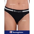 thumbnail image 4 of Champion Women's Thong Pack Underwear, 3 pack, Sizes S - XXL, 4 of 6