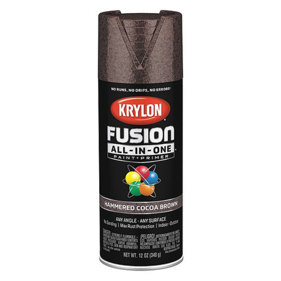 KRYLON K02785007 Hammered Spray Paint, Cocoa Brown, Hammered, 12 oz