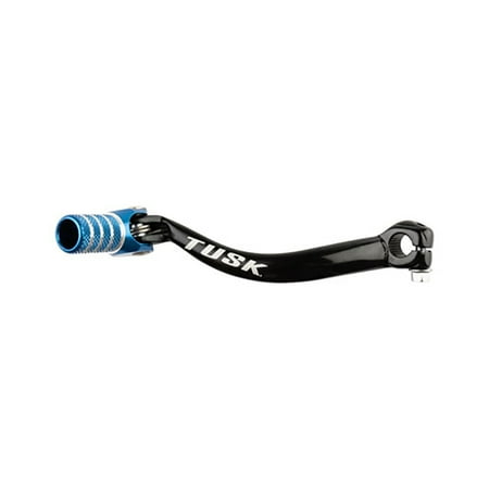 Folding Shift Lever Black/Blue Tip Compatible With Yamaha YZ65 2018