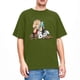 thumbnail image 3 of Camisetas de algodón 100 % de Peanuts, Charlie Brown y Snoopy, camisetas populares para hombre, camisetas de manga corta con diseño clásico Y2K de verano, 3 of 5
