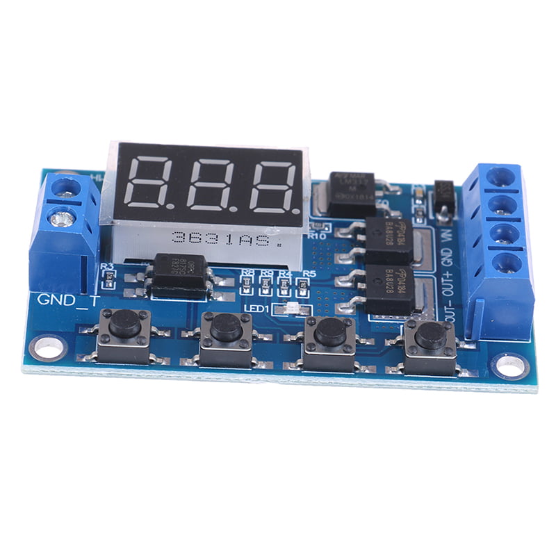 LED DC 5V~36V Dual MOS Control Cycle Trigger Timer Delay Relay Module Switch 
