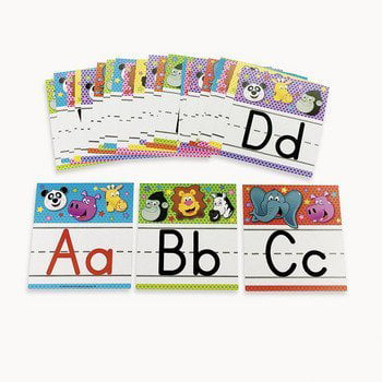 Zoo Animal Alphabet Letter Set - Teacher Resources & Classroom Decorations, Teach your preschool or Kindergarten students the alphabet with this cute zoo animal card.., By Fun