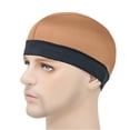 thumbnail image 1 of Men Solid-Color Fashion Elastic Sleeping Cap Toe Cap Hats, 1 of 1