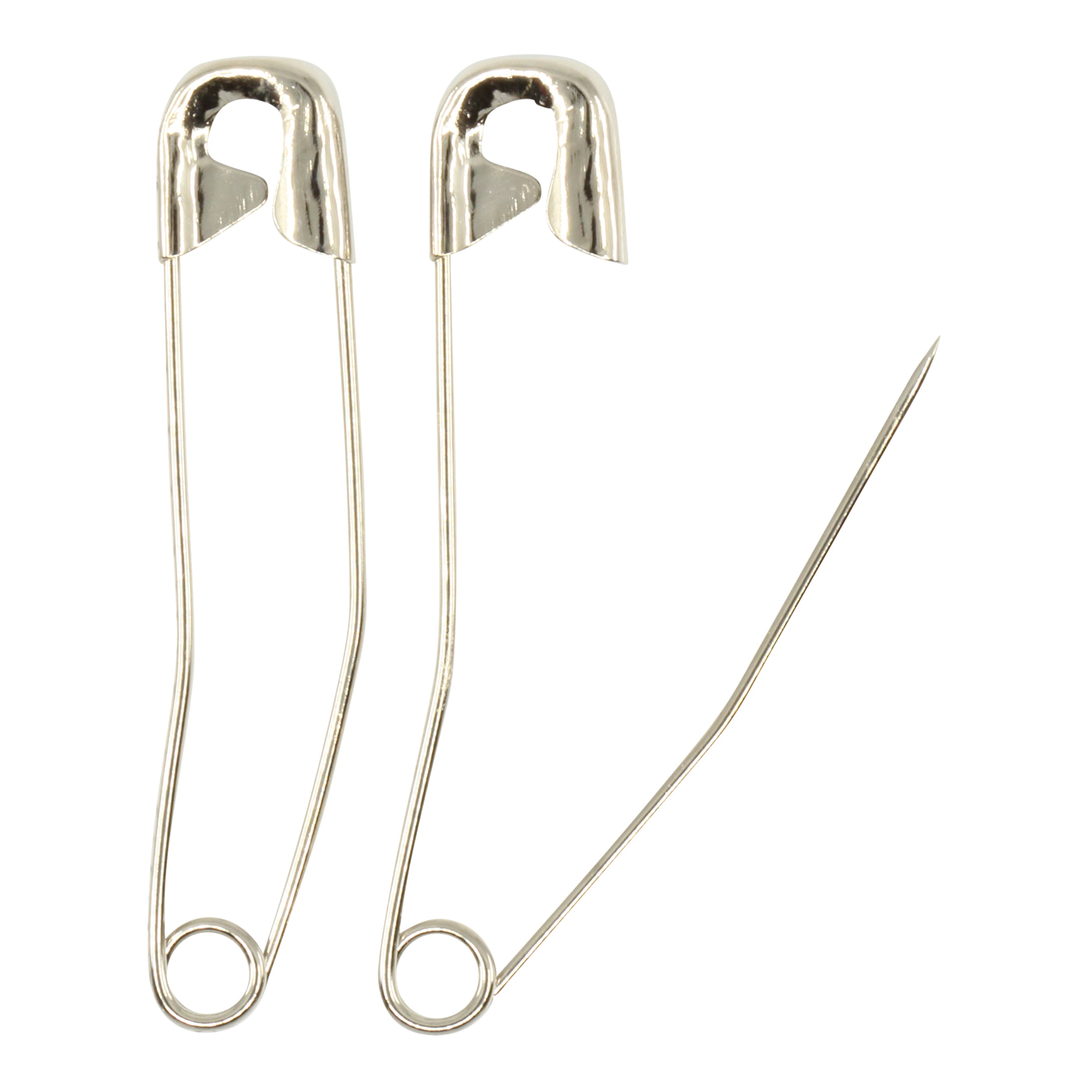 Dritz Diaper Pins with Metal Locking Head- 2 sets (4 Pieces