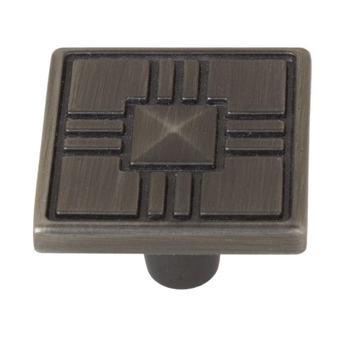GlideRite 1.25-inch Antique Brass Square Deco Cabinet Knobs Pack Of 10 C4449481 92c8 4c21 Bf9d 0f8ae2bc8f59 600