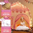 thumbnail image 5 of Tienda de juegos navideña para niños y niñas, tela Oxford 420D, casa de juegos de princesas, castillo rosa., 5 of 5