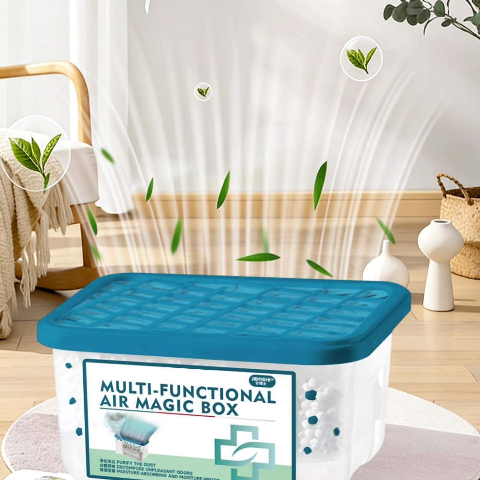 HonestMatter Activated Charcoal Odor Absorber Moisture Absorbers Dehumidifier Bags, Multi Functional Indoor Air Purifier Box for Dust Removal and Long Lasting Freshness in Home Closet