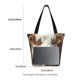 thumbnail image 3 of Fotbe Cow With Butterflies Bolsa de Playa con Estampado, Bolsa de Hombro, Bolsa de Mano Espaciosa, Bolsa de Viaje Ligera, Bolsa de Compras Versátil, 3 of 6