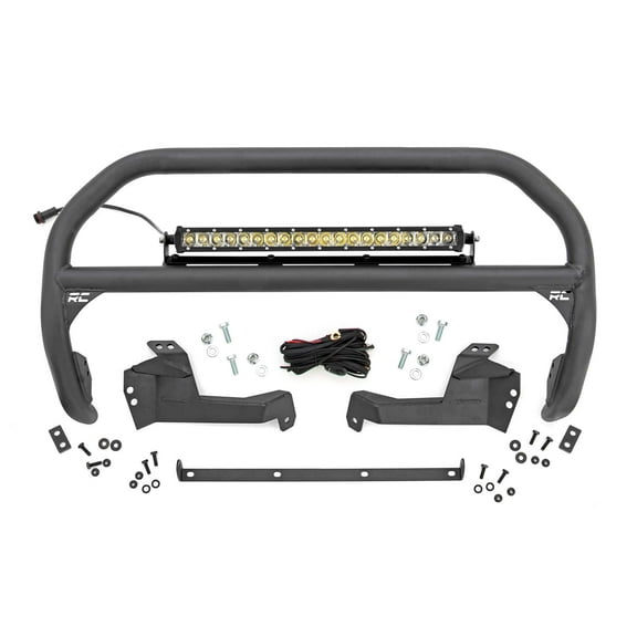Rough Country Nudge Bar w/Chrome Series LED for 21-24 Ford Bronco Sport - 51043