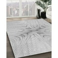 thumbnail image 2 of Ahgly Company Indoor Rectangle Patterned Dark Gray Area Rugs, 2' x 4', 2 of 6