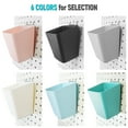 thumbnail image 3 of G.Core 4-Pack Pegboard Cups with Hooks, Peg Board Wall Organizer for Craft Room, Green, 3 of 8