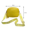 thumbnail image 2 of Bolsa De Hombro Bolsa de viaje a la moda, monederos de cuero PU para mujer, correa ancha, Simple, suave para ir de compras Likrtyny Para Estrenar, 2 of 6